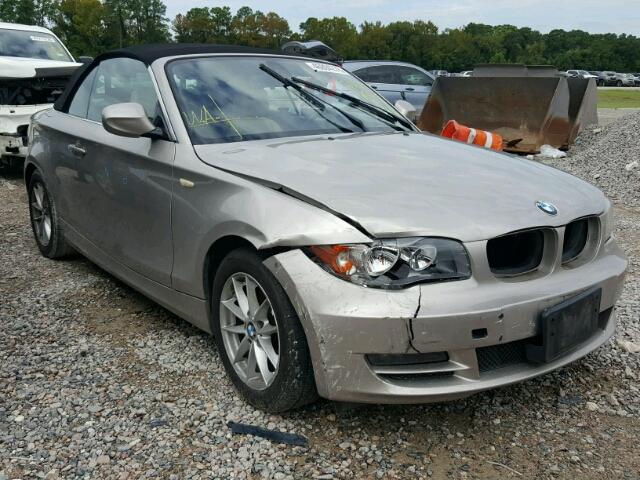 WBAUL7C56AVJ77789 - 2010 BMW 128 I BEIGE photo 1