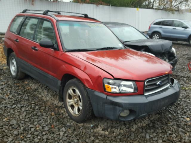 JF1SG63643H704754 - 2003 SUBARU FORESTER 2 RED photo 1