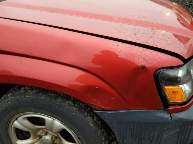 JF1SG63643H704754 - 2003 SUBARU FORESTER 2 RED photo 9