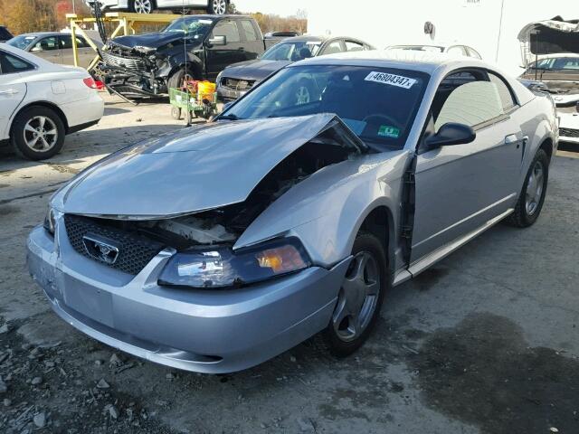 1FAFP40473F373298 - 2003 FORD MUSTANG SILVER photo 2