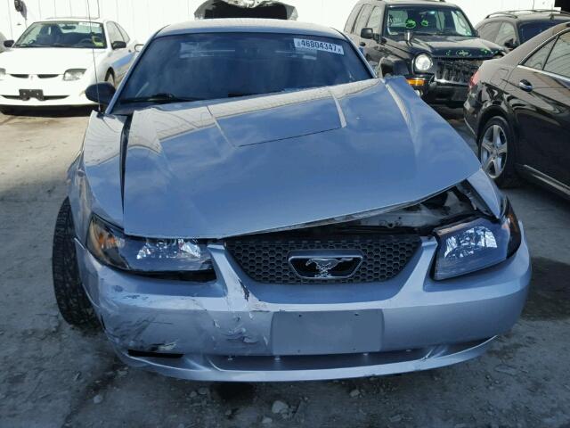 1FAFP40473F373298 - 2003 FORD MUSTANG SILVER photo 9