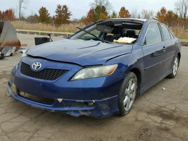 4T1BK46K07U028706 - 2007 TOYOTA CAMRY NEW BLUE photo 2