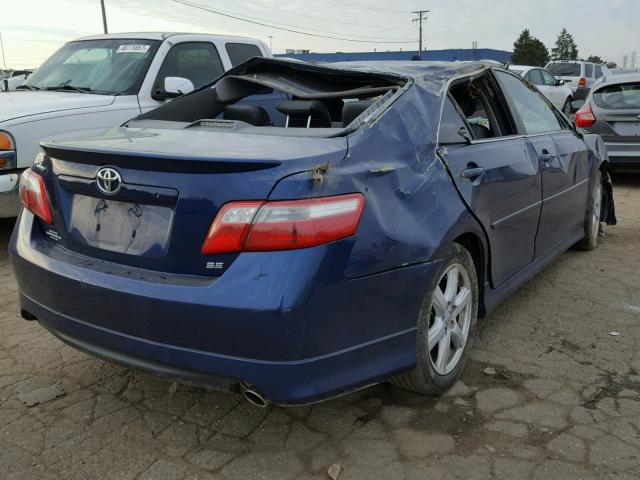 4T1BK46K07U028706 - 2007 TOYOTA CAMRY NEW BLUE photo 4