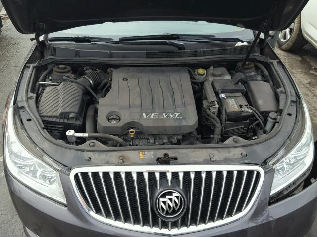 1G4GF5E38DF315687 - 2013 BUICK LACROSSE P GRAY photo 7