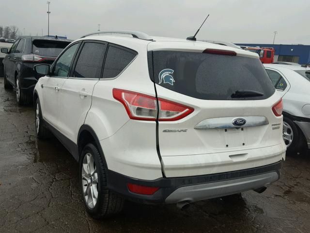 1FMCU0JXXEUA76026 - 2014 FORD ESCAPE TIT WHITE photo 3