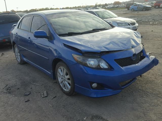 1NXBU4EE0AZ218020 - 2010 TOYOTA COROLLA BA BLUE photo 1