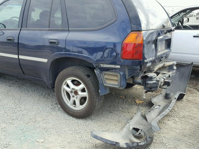 1GKDT13S172161469 - 2007 GMC ENVOY BLUE photo 9