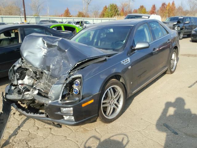 1G6DA67V980185604 - 2008 CADILLAC STS GRAY photo 2