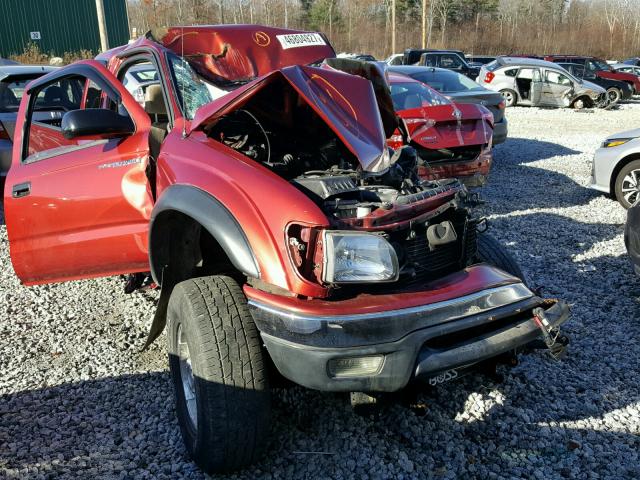 5TEWM72N63Z205083 - 2003 TOYOTA TACOMA XTR RED photo 1