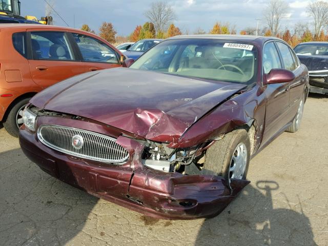 1G4HP54K24U129729 - 2004 BUICK LESABRE CU MAROON photo 2