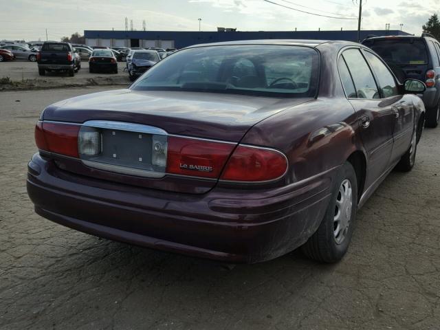 1G4HP54K24U129729 - 2004 BUICK LESABRE CU MAROON photo 4