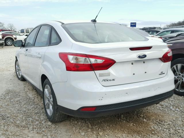 1FADP3F21EL288386 - 2014 FORD FOCUS SE WHITE photo 3