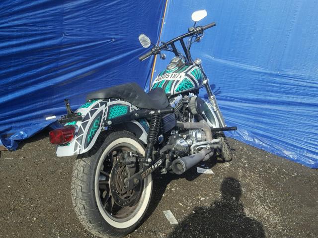 1HD1GN4339K323413 - 2009 HARLEY-DAVIDSON FXDL GREEN photo 4