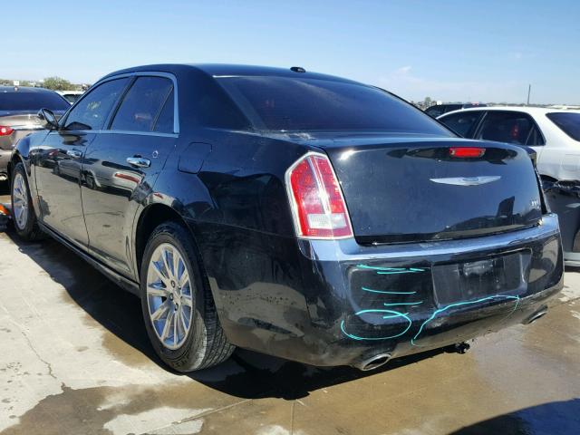 2C3CCAEG4DH606097 - 2013 CHRYSLER 300C BLACK photo 3