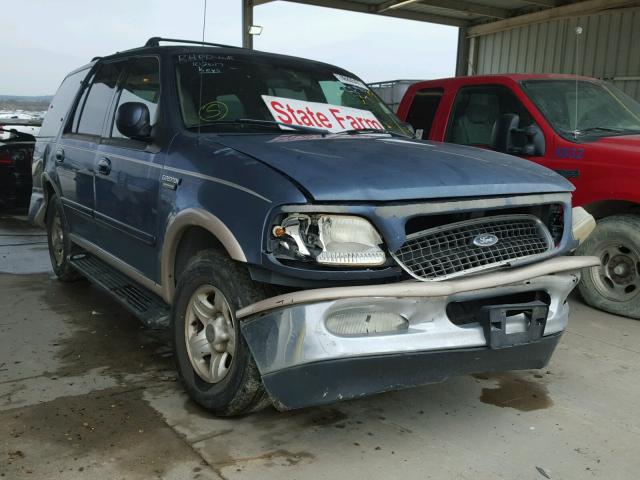 1FMRU17L5WLB47841 - 1998 FORD EXPEDITION BLUE photo 1