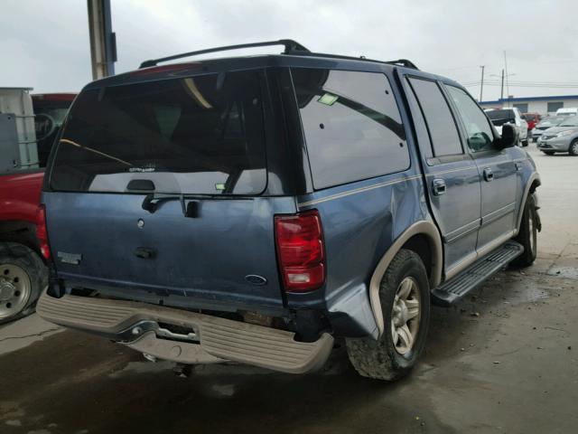 1FMRU17L5WLB47841 - 1998 FORD EXPEDITION BLUE photo 4