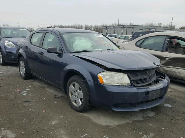 1B3LC46K78N166357 - 2008 DODGE AVENGER SE BLUE photo 1