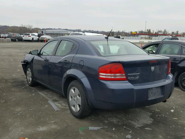 1B3LC46K78N166357 - 2008 DODGE AVENGER SE BLUE photo 3