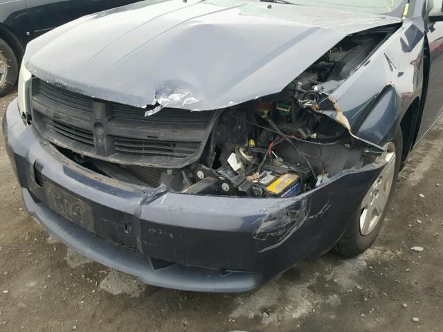 1B3LC46K78N166357 - 2008 DODGE AVENGER SE BLUE photo 9