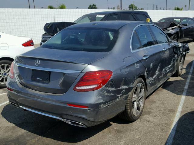 WDDZF4JBXJA424574 - 2018 MERCEDES-BENZ E 300 GRAY photo 4