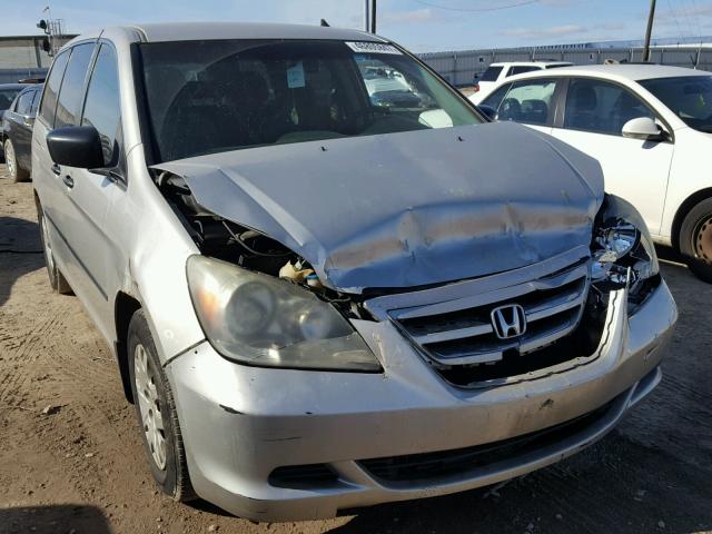 5FNRL38235B073264 - 2005 HONDA ODYSSEY LX SILVER photo 1