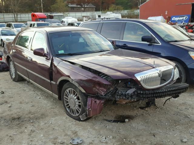 2LNHM82W58X645484 - 2008 LINCOLN TOWN CAR S BURGUNDY photo 1