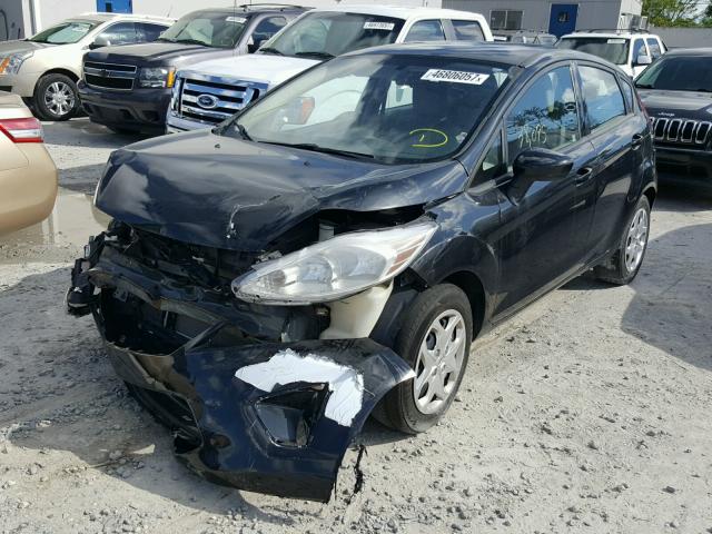 3FADP4TJ5DM142197 - 2013 FORD FIESTA BLACK photo 2