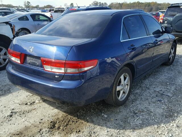 1HGCM56644A045860 - 2004 HONDA ACCORD EX BLUE photo 4