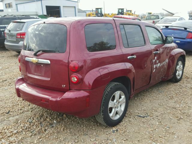 3GNDA23D96S523440 - 2006 CHEVROLET HHR LT RED photo 4