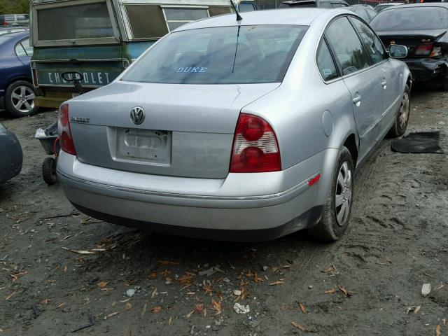 WVWMD63B43P192671 - 2003 VOLKSWAGEN PASSAT GL SILVER photo 4