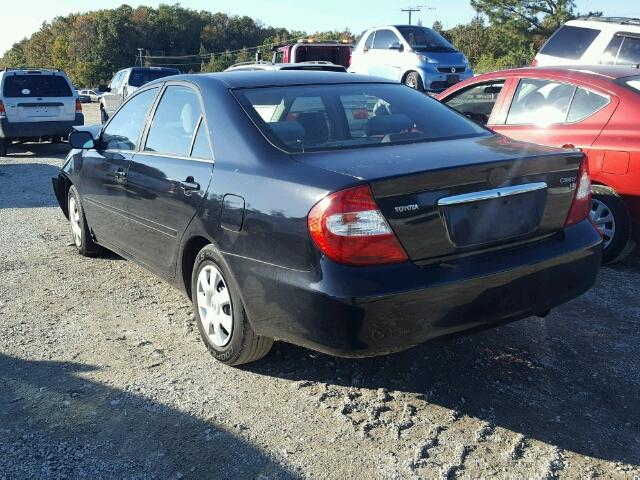 4T1BE32KX3U167534 - 2003 TOYOTA CAMRY LE 黑色 照片 3