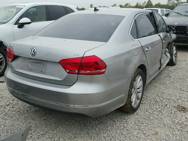 1VWCP7A32DC116277 - 2013 VOLKSWAGEN PASSAT SEL GRAY photo 4