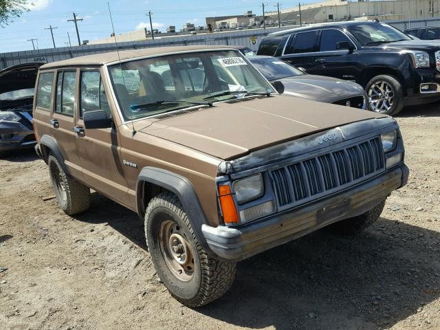 1JCMU7411JT110183 - 1988 JEEP CHEROKEE BROWN photo 1