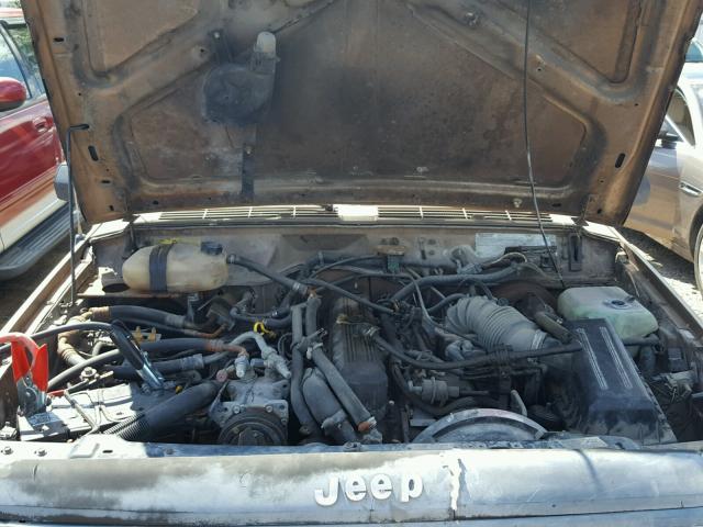 1JCMU7411JT110183 - 1988 JEEP CHEROKEE BROWN photo 7