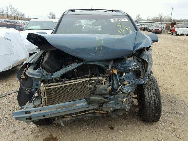 2CNDL33F586044665 - 2008 CHEVROLET EQUINOX LT BLUE photo 7