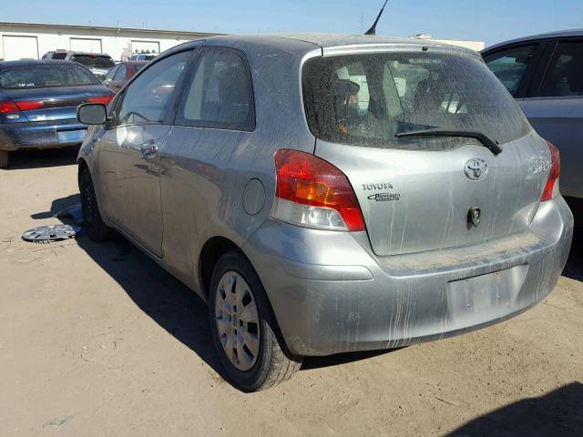 JTDJT4K31A5286729 - 2010 TOYOTA YARIS SILVER photo 3