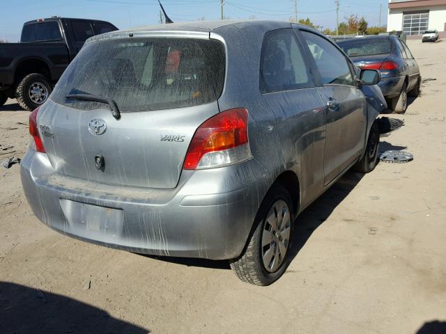 JTDJT4K31A5286729 - 2010 TOYOTA YARIS SILVER photo 4