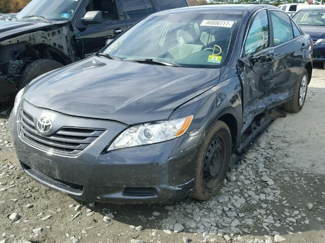 4T1BE46K89U399073 - 2009 TOYOTA CAMRY BASE GRAY photo 2