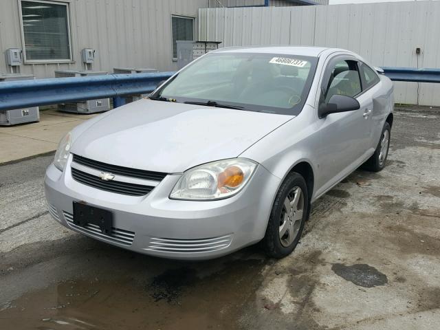 1G1AK15F267645923 - 2006 CHEVROLET COBALT LS SILVER photo 2