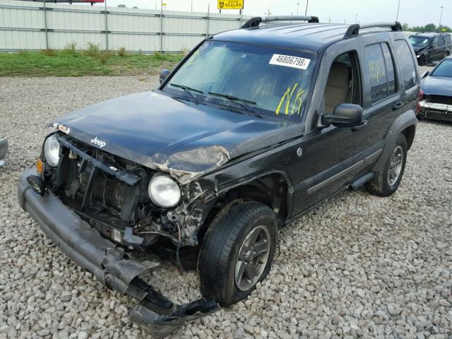 1J4GL38K45W558252 - 2005 JEEP LIBERTY RE BEIGE photo 2