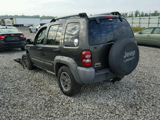 1J4GL38K45W558252 - 2005 JEEP LIBERTY RE BEIGE photo 3