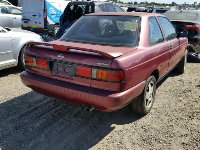 1N4EB32A0RC842684 - 1994 NISSAN SENTRA E RED photo 4