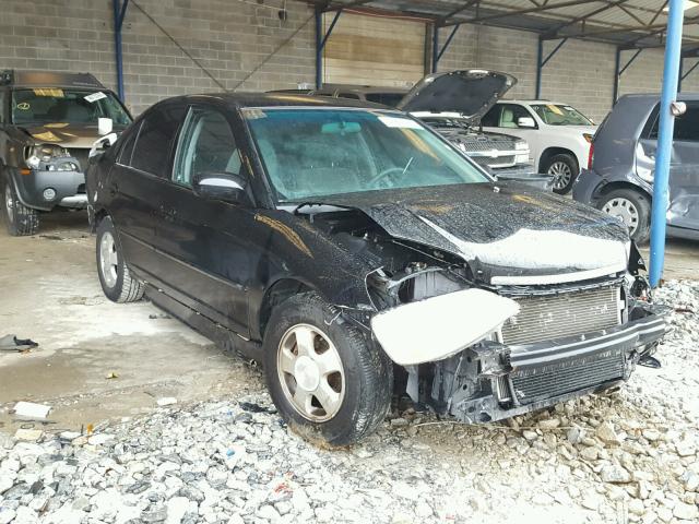 2HGES16543H509535 - 2003 HONDA CIVIC LX BLACK photo 1