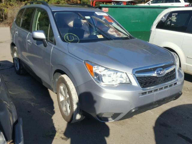 JF2SJADC7FH539582 - 2015 SUBARU FORESTER 2 SILVER photo 1