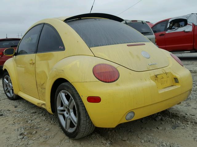 3VWCD31C24M415199 - 2004 VOLKSWAGEN NEW BEETLE Sarı foto 3