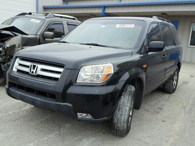 5FNYF18598B050075 - 2008 HONDA PILOT EXL BLACK photo 2