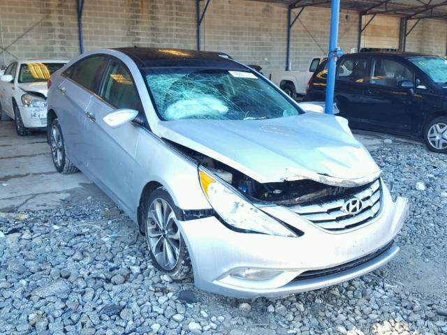 5NPEC4AB0DH659810 - 2013 HYUNDAI SONATA SE SILVER photo 1