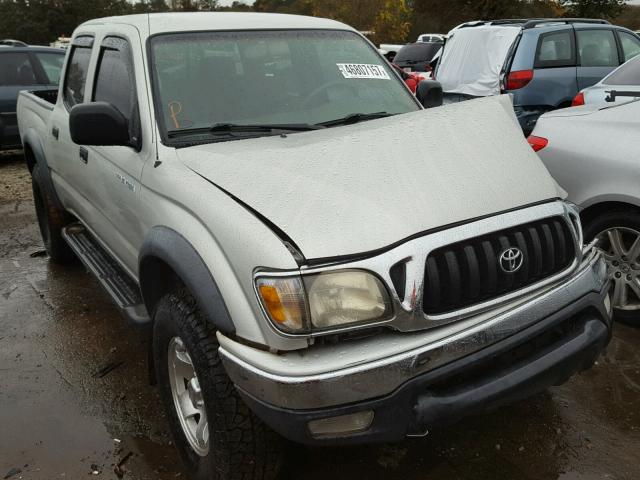 5TEGN92N94Z374450 - 2004 TOYOTA TACOMA DOU SILVER photo 1