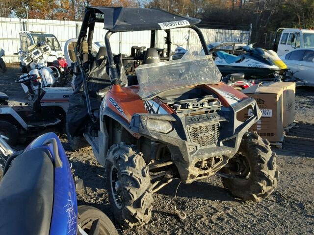 4XAVH76A8BB401141 - 2011 POLARIS RANGER RZR ORANGE photo 1