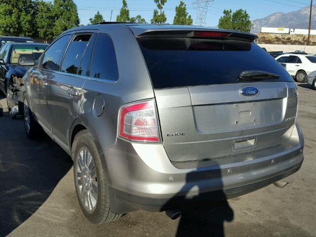 2FMDK39C58BB07559 - 2008 FORD EDGE LIMIT GRAY photo 3